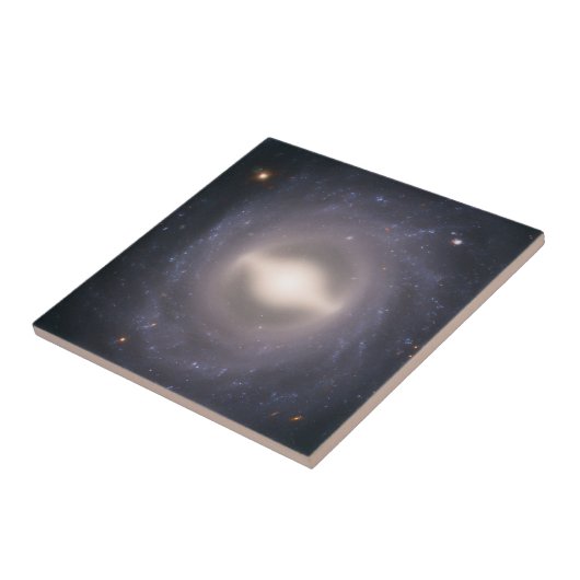 Spiraal Galaxy NGC 1015. Tegeltje (Zijkant)