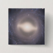 Spiraal Galaxy NGC 1015. Vierkante Button 5,1 Cm (Voorkant)