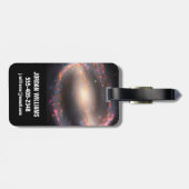 Spiraal Galaxy NGC 1300. Bagagelabel (Achterkant horizontaal)