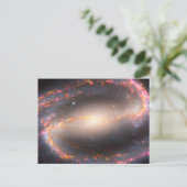 Spiraal Galaxy NGC 1300. Briefkaart (Staand voorkant)