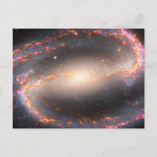 Spiraal Galaxy NGC 1300. Briefkaart