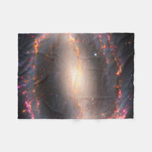 Spiraal Galaxy NGC 1300. Fleece Deken (Voorkant (Horizontaal))