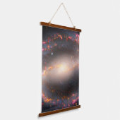 Spiraal Galaxy NGC 1300. Hangend Wandkleed (Gebogen)