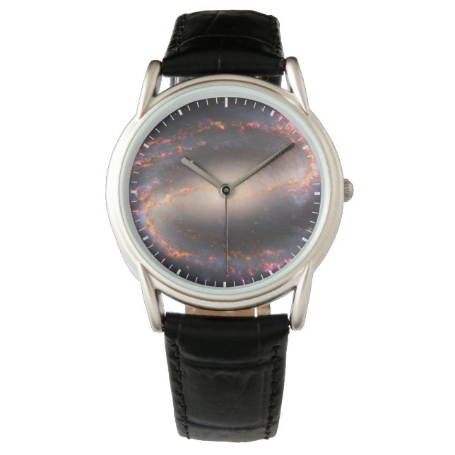 Spiraal Galaxy NGC 1300. Horloge (Voorkant)
