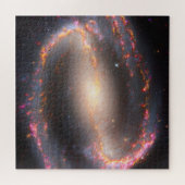 Spiraal Galaxy NGC 1300. Legpuzzel (Horizontaal)
