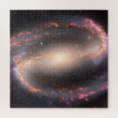 Spiraal Galaxy NGC 1300. Legpuzzel (Verticaal)
