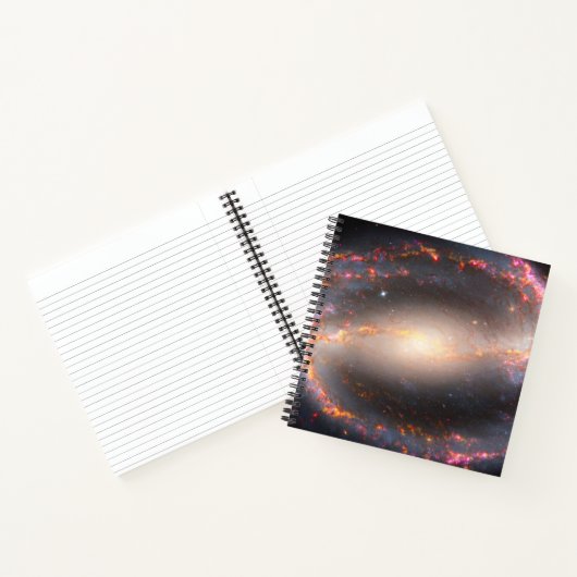 Spiraal Galaxy NGC 1300. Notitieboek (Binnen)