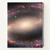 Spiraal Galaxy NGC 1300. Notitieboek (Achterkant)