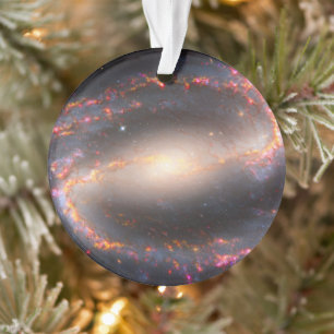 Spiraal Galaxy NGC 1300. Ornament