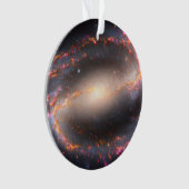 Spiraal Galaxy NGC 1300. Ornament (voorkant)
