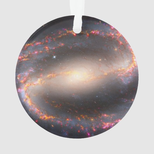 Spiraal Galaxy NGC 1300. Ornament (achterkant)