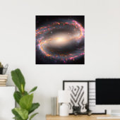 Spiraal Galaxy NGC 1300. Poster (Thuiskantoor)