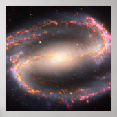 Spiraal Galaxy NGC 1300. Poster (Voorkant)