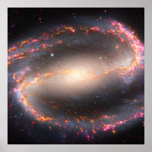 Spiraal Galaxy NGC 1300. Poster (Voorkant)
