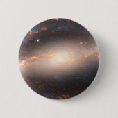 Spiraal Galaxy NGC 1300. Ronde Button 5,7 Cm (Voorkant)