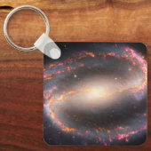 Spiraal Galaxy NGC 1300. Sleutelhanger (Voorkant)