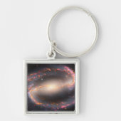 Spiraal Galaxy NGC 1300. Sleutelhanger (Voorkant)