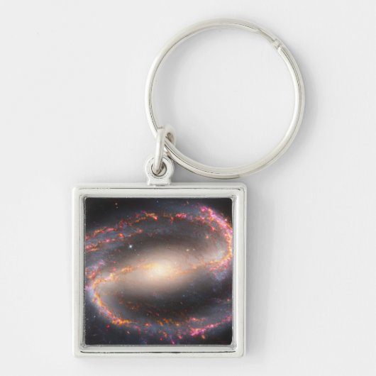 Spiraal Galaxy NGC 1300. Sleutelhanger (Voorkant)