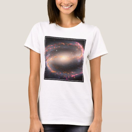 Spiraal Galaxy NGC 1300. T-shirt (Voorkant)