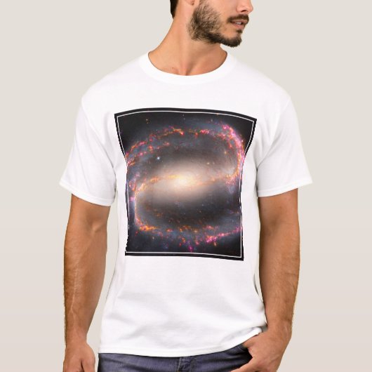 Spiraal Galaxy NGC 1300. T-shirt (Voorkant)