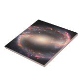 Spiraal Galaxy NGC 1300. Tegeltje (Zijkant)