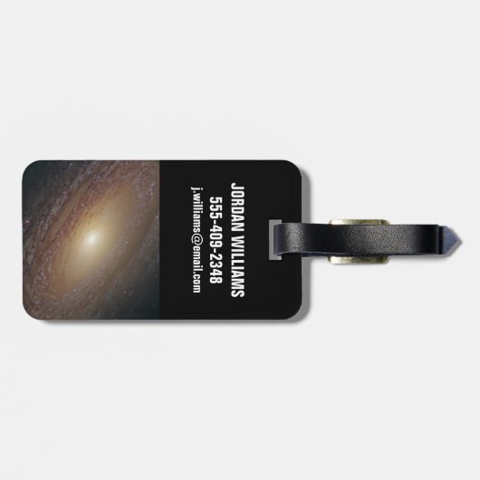 Spiraal Galaxy NGC 2841 Bagagelabel (Achterkant horizontaal)