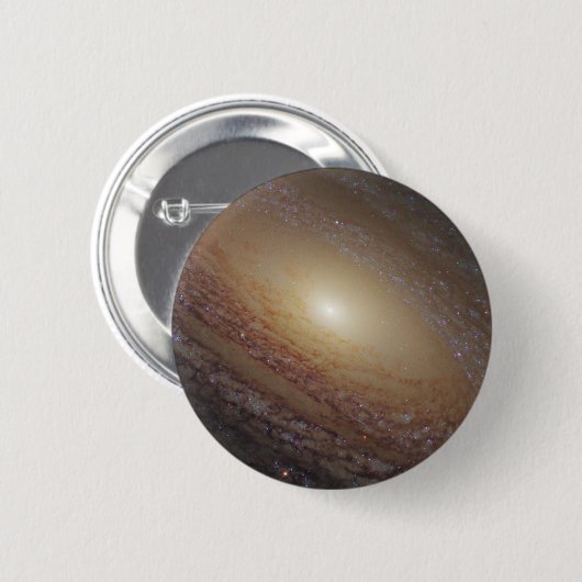 Spiraal Galaxy NGC 2841 Ronde Button 5,7 Cm (Voorkant /achterkant)