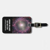 Spiraal Galaxy NGC 3351. Bagagelabel (Voorkant horizontaal)