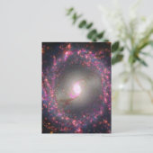 Spiraal Galaxy NGC 3351. Briefkaart (Staand voorkant)