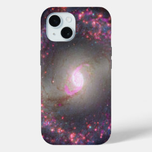 Spiraal Galaxy NGC 3351. iPhone 15 Case