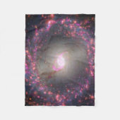 Spiraal Galaxy NGC 3351. Fleece Deken (Voorkant)