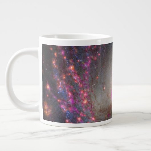 Spiraal Galaxy NGC 3351. Grote Koffiekop (Links)