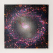 Spiraal Galaxy NGC 3351. Legpuzzel (Horizontaal)