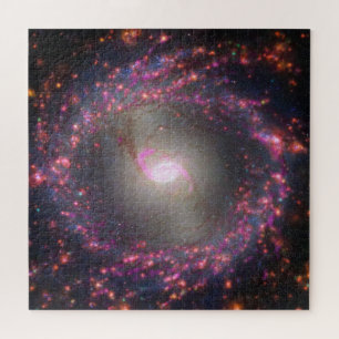 Spiraal Galaxy NGC 3351. Legpuzzel