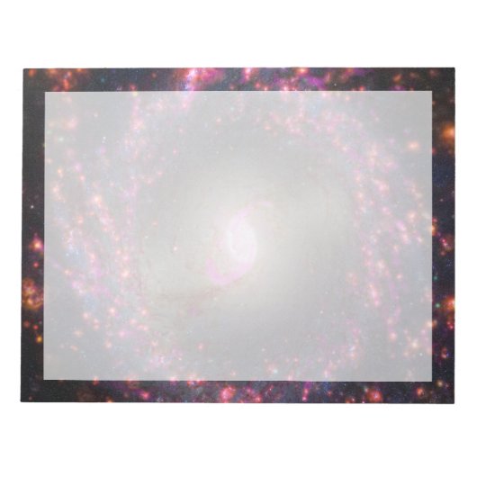 Spiraal Galaxy NGC 3351. Notitieblok (Voorkant)