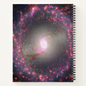 Spiraal Galaxy NGC 3351. Notitieboek (Achterkant)