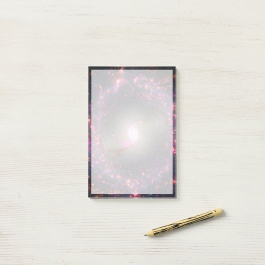 Spiraal Galaxy NGC 3351. Post-it® Notes (Op bureau)