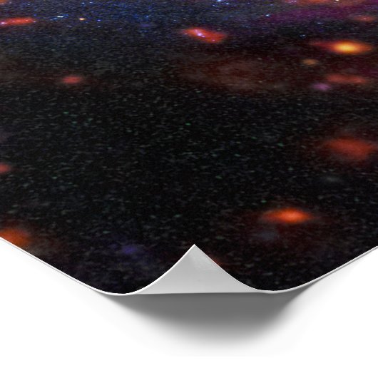 Spiraal Galaxy NGC 3351. Poster (Hoek)