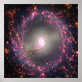 Spiraal Galaxy NGC 3351. Poster (Voorkant)