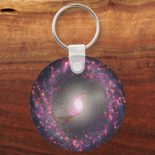 Spiraal Galaxy NGC 3351. Sleutelhanger (Voorkant)