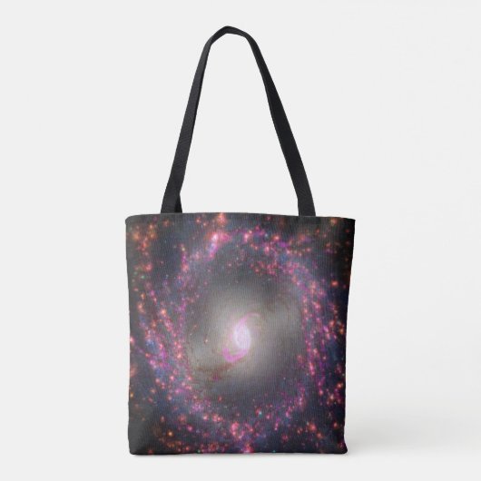 Spiraal Galaxy NGC 3351. Tote Bag (Achterkant)