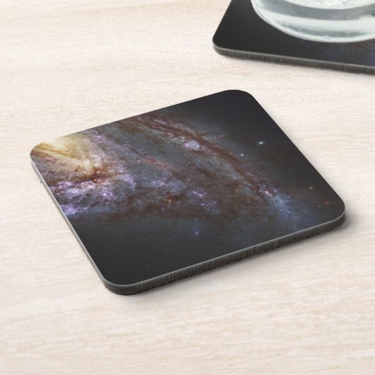 Spiraal Galaxy NGC 3627. Bier Onderzetter (Linkerzijde)