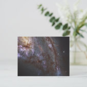Spiraal Galaxy NGC 3627. Briefkaart (Staand voorkant)
