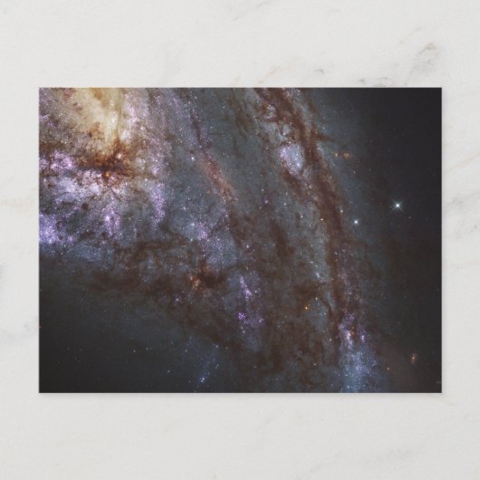 Spiraal Galaxy NGC 3627. Briefkaart (Voorkant)