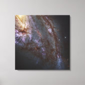 Spiraal Galaxy NGC 3627. Canvas Afdruk (Voorkant)