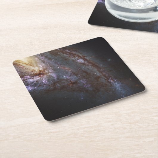 Spiraal Galaxy NGC 3627. Kartonnen Onderzetters (Schuin)