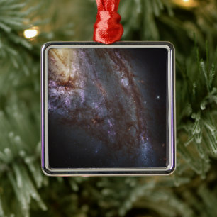 Spiraal Galaxy NGC 3627. Metalen Ornament