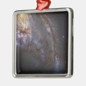 Spiraal Galaxy NGC 3627. Metalen Ornament (Links)