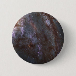 Spiraal Galaxy NGC 3627. Ronde Button 5,7 Cm