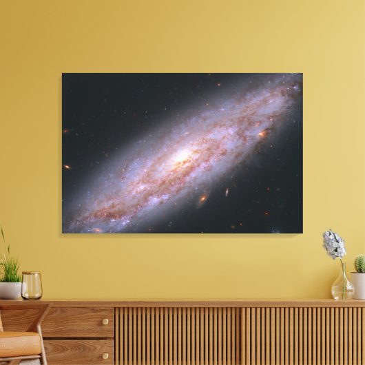 Spiraal Galaxy NGC 3972. Canvas Afdruk (Insitu (Woonkamer))